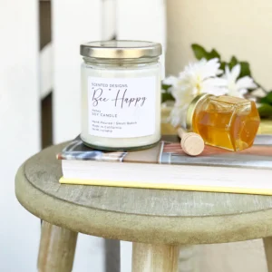 “Bee” Mine | “Bee” Happy Soy Candle – Honey Scent