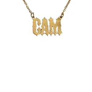 Retro Custom Name Necklace