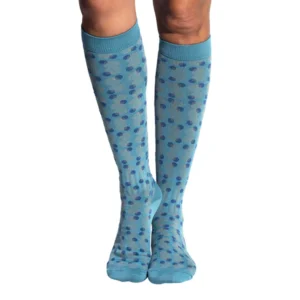 Socks With Compression – Aqua Pop