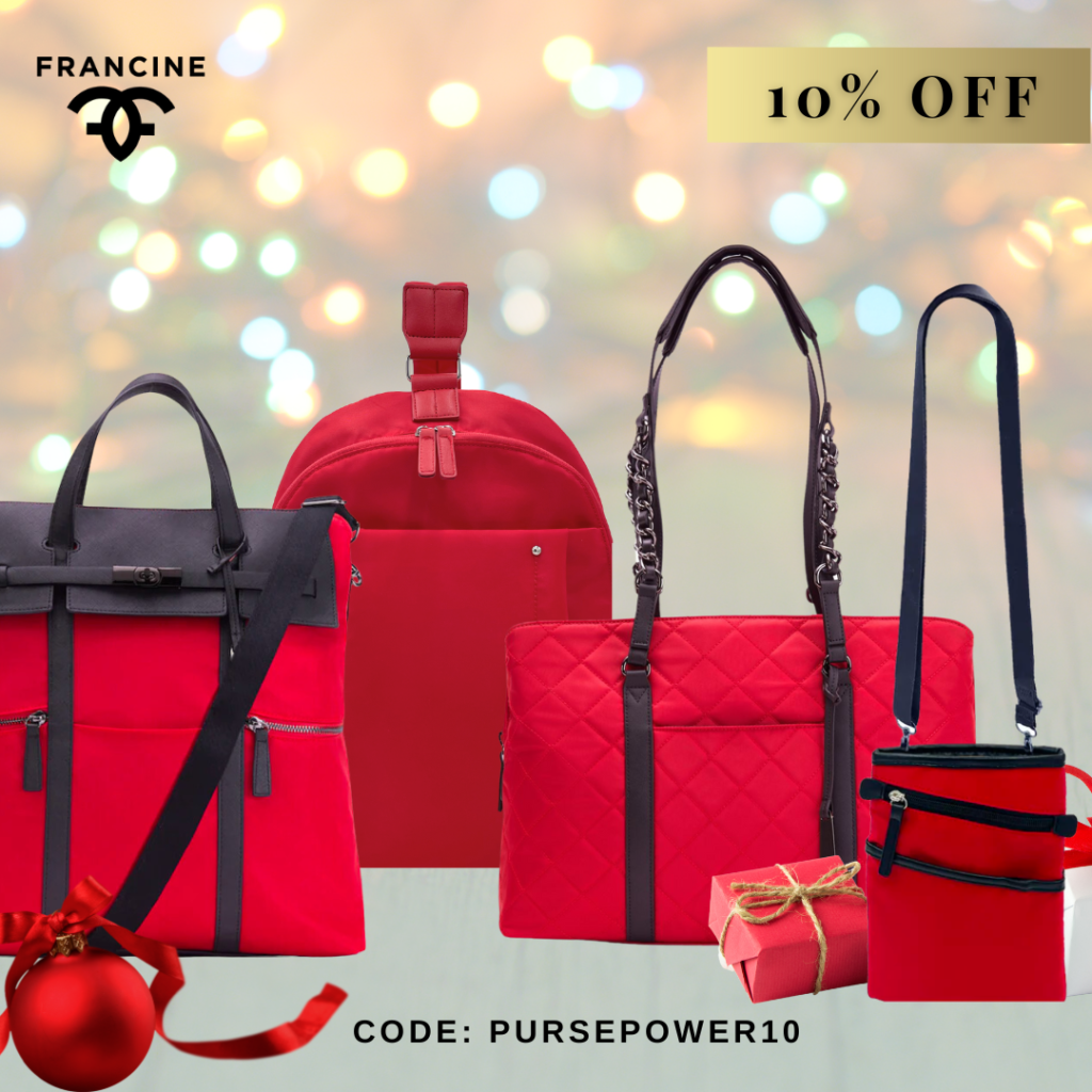 Who in your life loves the beauty of red? Francine Collections has Red laptop bags, crossbodies, backpacks, and accesories that are made for you!