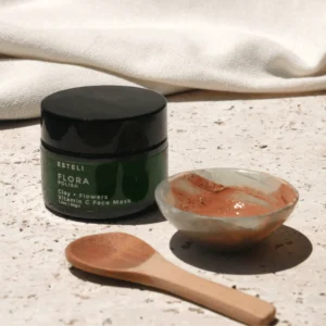 Aventurine Flora Masking Kit – Flora Clay Mask + Aventurine Bowl