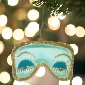 holly golightly sleep mask ornament