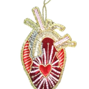 human heart ornament