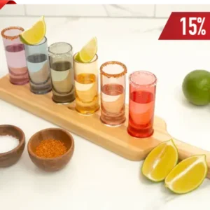 Colored Shot Glasses (Set of 6)